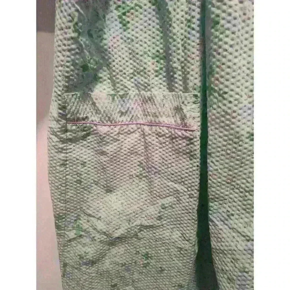 Moon Dance Blue Floral Roses Pearl Snaps Granny Core Housecoat House Dress Sz 1X - Picture 8 of 9